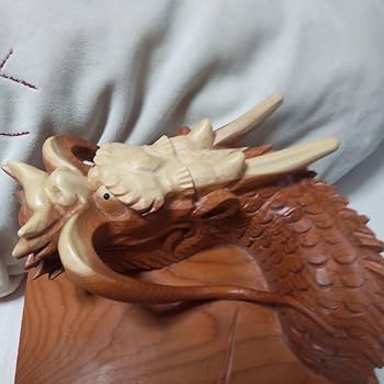 Amazon.co.jp: 飛騨高山 谷口彫刻一位一刀彫 龍箱箱 : ホーム