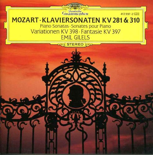 Piano Sonatas [Audio CD] Mozart and Gilels