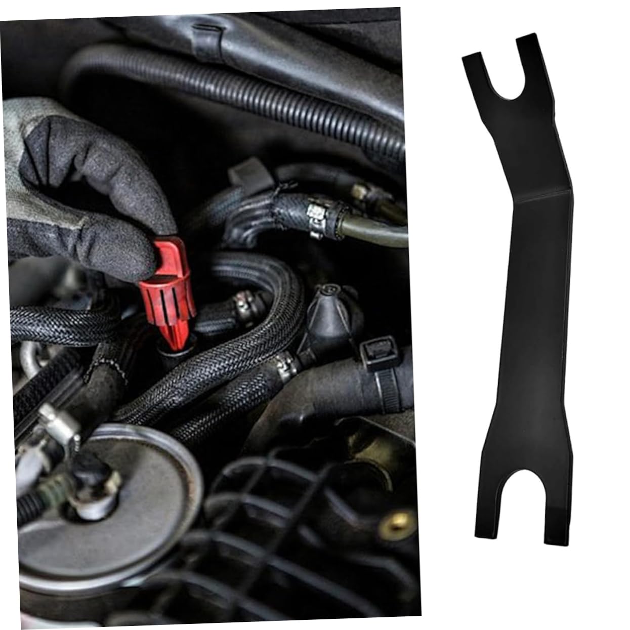 Cabilock Oil Pump Disconnect Tool High Pressure Oil Pump Quick Remover for Auto Repair Fuel Line Disconnect Tool
