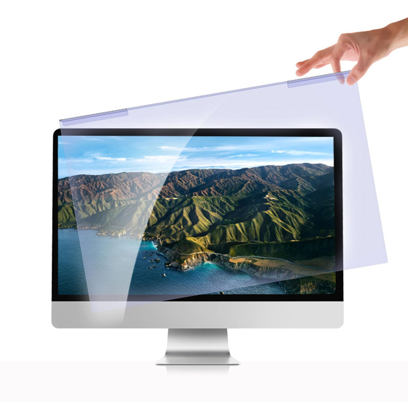 Filtro de pantalla antiluz azul para computadora, película de filtro de protección ocular antirrayas y UV, reduce la fatiga ocular digital y ayuda a dormir mejor (20 in 16:9 (458 * 270) mm)
