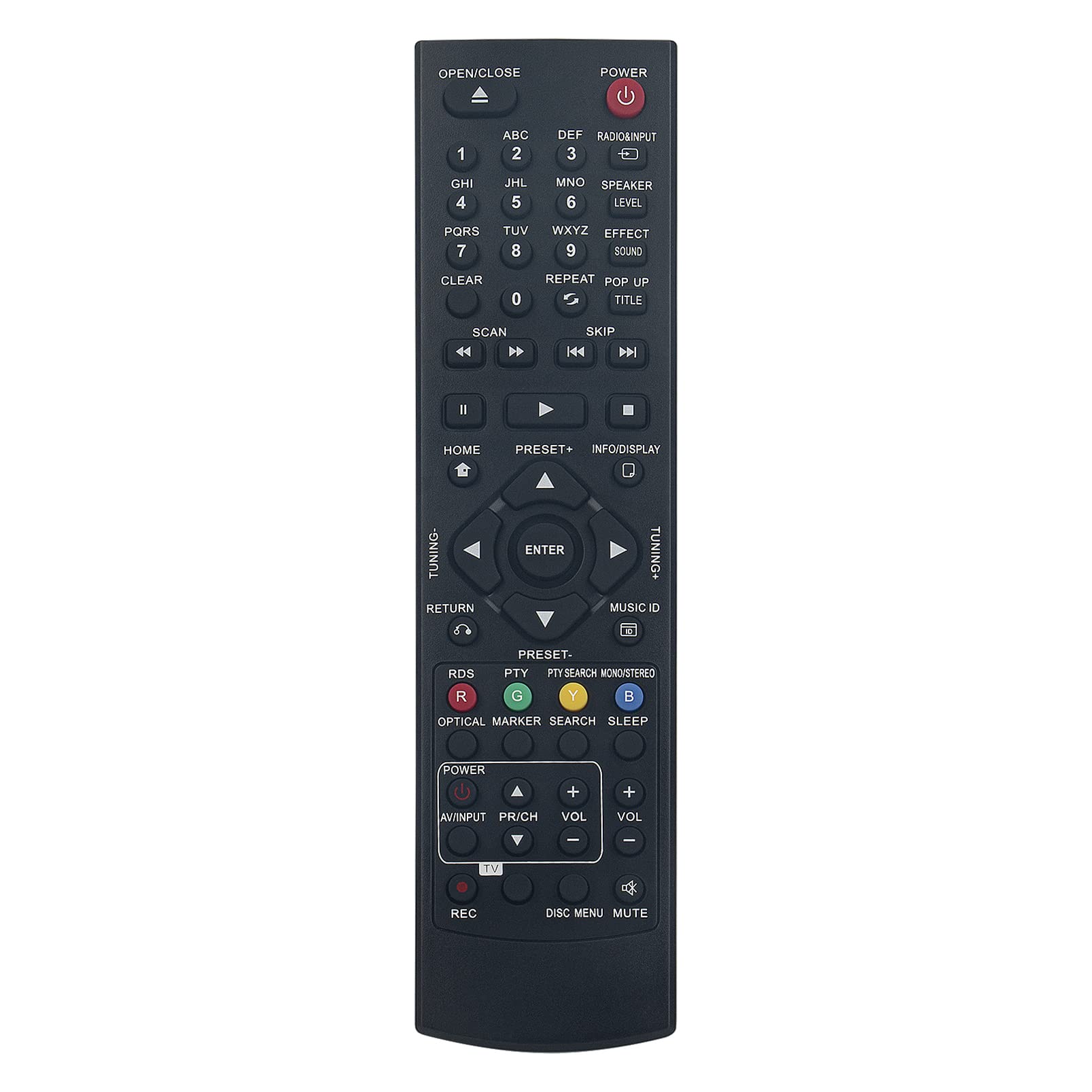 ALLIMITY AKB72976003 Replace Remote Control fit for LG Home Theatre System HB905TA HB965NS.BDEULL HLX55W HB905TAW HB965TXW HB905DA HB965DX HB44A HB650SA HB44C HB965DZ HLX56S