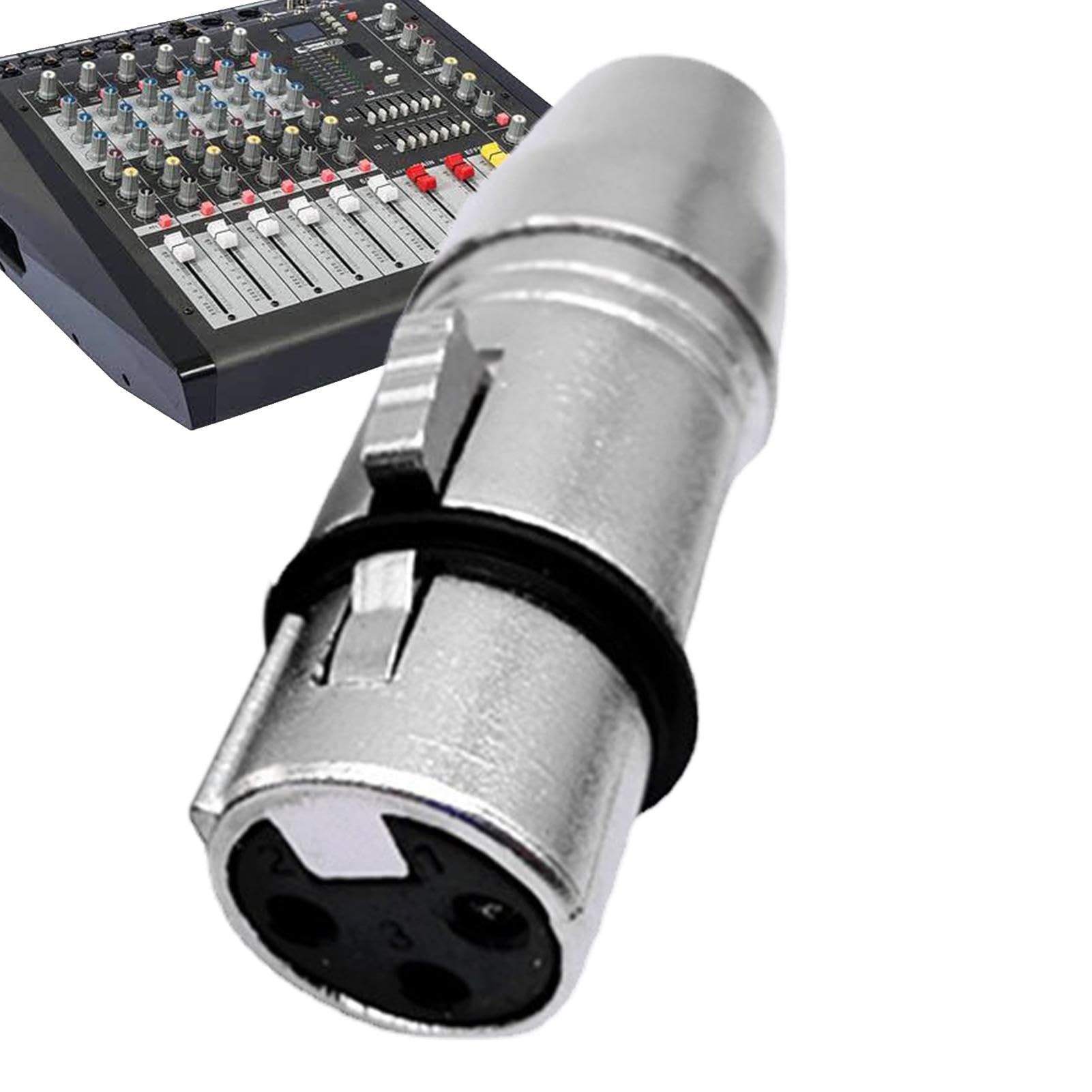 Sound X Pro - Set Di 2 Adattatori XLR Femmina A Jack TRS 6.35mm Femmina - Foto 1