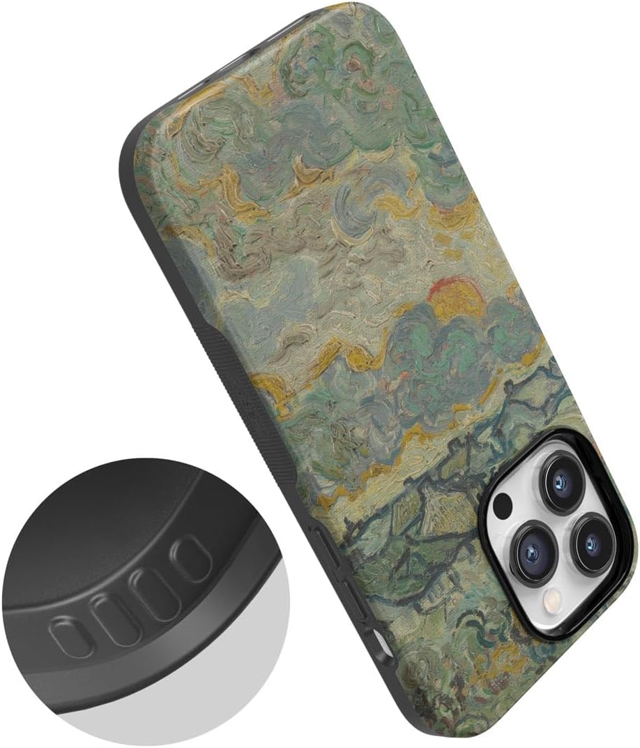 Casely iPhone 14 Pro Max Case | Van Gogh | Reminiscence of Vincent | Bold Protective Design | Compatible with MagSafe