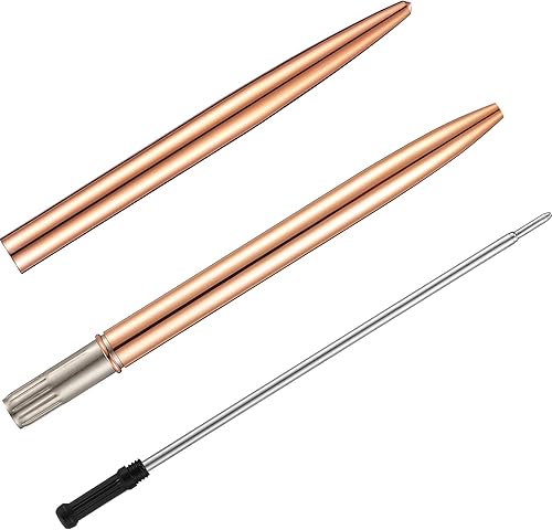 Miniatura 2 de Outus Juego de 30 bolígrafos de punta media de 0.039 pulgadas (0.039 in), color oro rosa, retráctiles, ligeros, para bodas, invitados, libros,