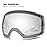 Odoland Magnetic Interchangeable Ski Goggles with 2 Lens, Large Spherical Frameless Snow Snowboard Goggles for Men Women, Clear Lens vlt 99%