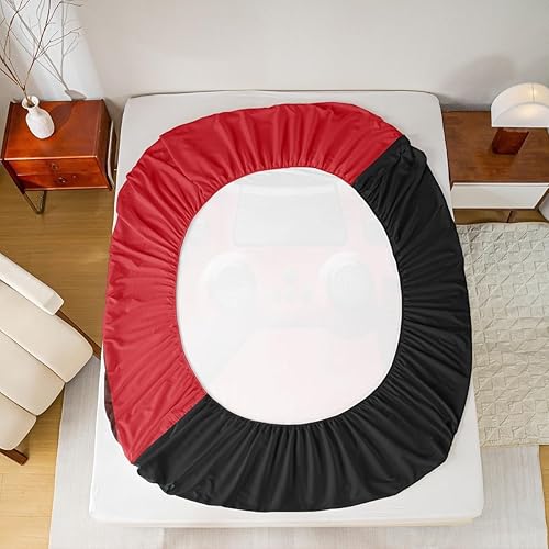 Miniatura 196 de Erosebridal Sábana bajera ajustable de hojas de marihuana, sábana de hoja de cannabis para adultos, juego de ropa de cama rústica de hojas exóticas