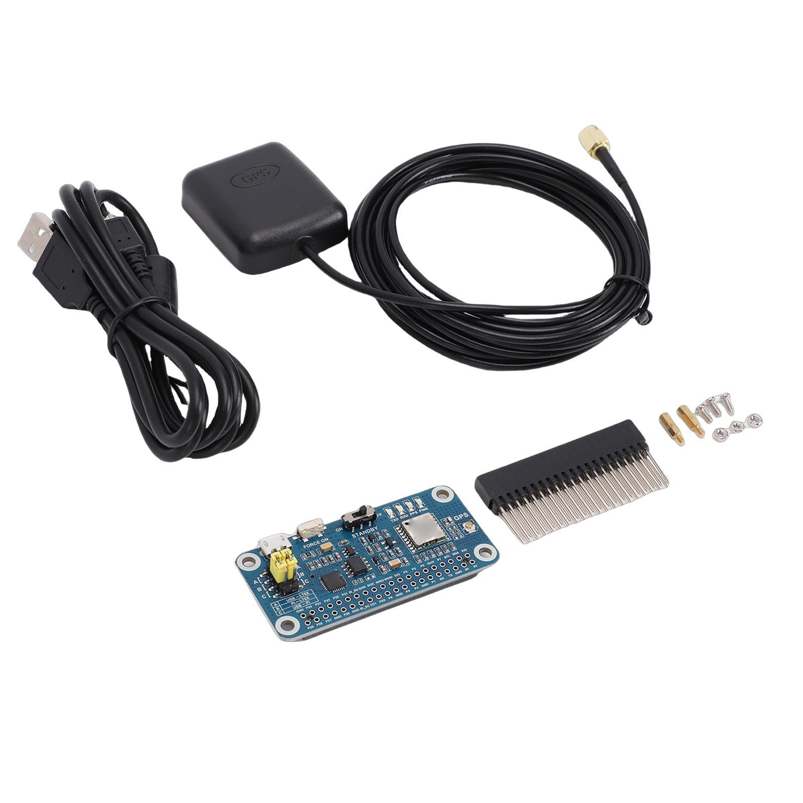 Fabater Scheda di Espansione Modulo Multi GNSS con sensibilità Migliorata e funzionalità AGNSS per Kit di Integrazione Facile GPIO RasPi 40PIN