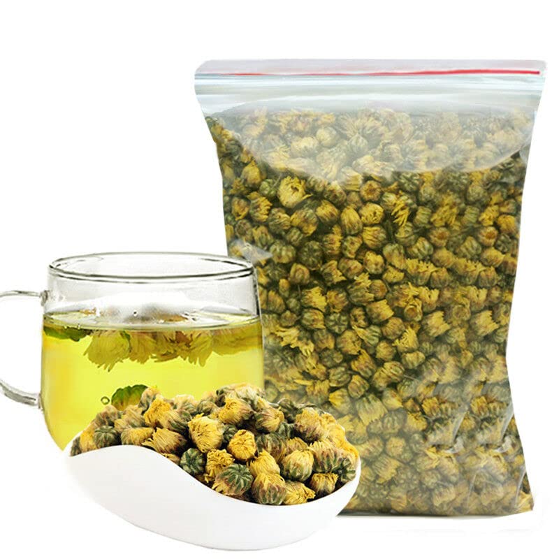 Té Natural De Flor De Juhua Tea De Hierbas Floreciente Suelto Y Seco Para Calmar La Sed Y Mejorar La Vista El Tea Verde Hierbas No Contiene Cafeína Tee De Flores Y Frutas Te Preparado (500g)