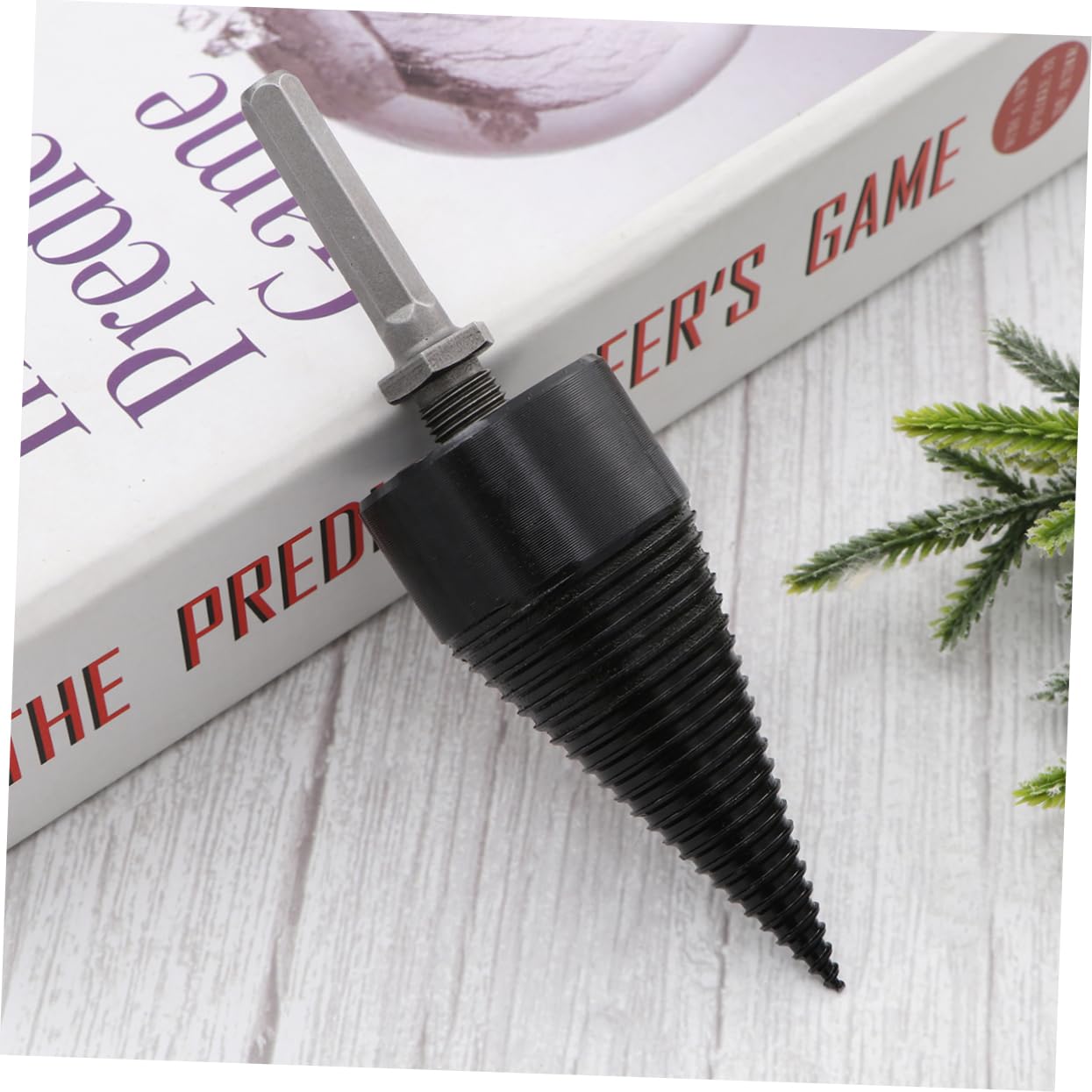 POPETPOP Electric Drill Bit for Firewood Diameter Splitting Drill Hammer Woodworking Tool