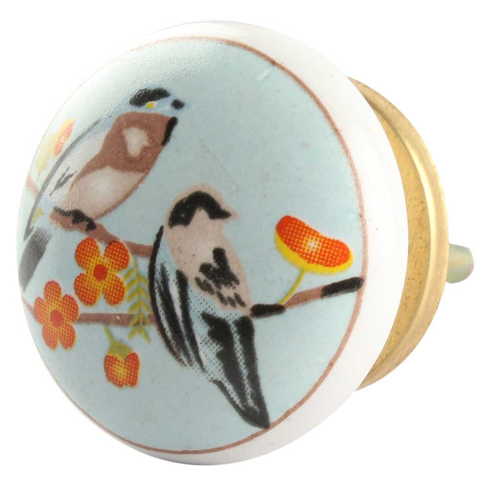 IndianShelf 8 Pieces Multicolor Bird Flat Ceramic Luxury Drawer Knobs for Kitchen Cabinet Hardware Door Pulls Decorative Dresser Décor (B07S68BB8W) Amazon Price History, Amazon Price Tracker