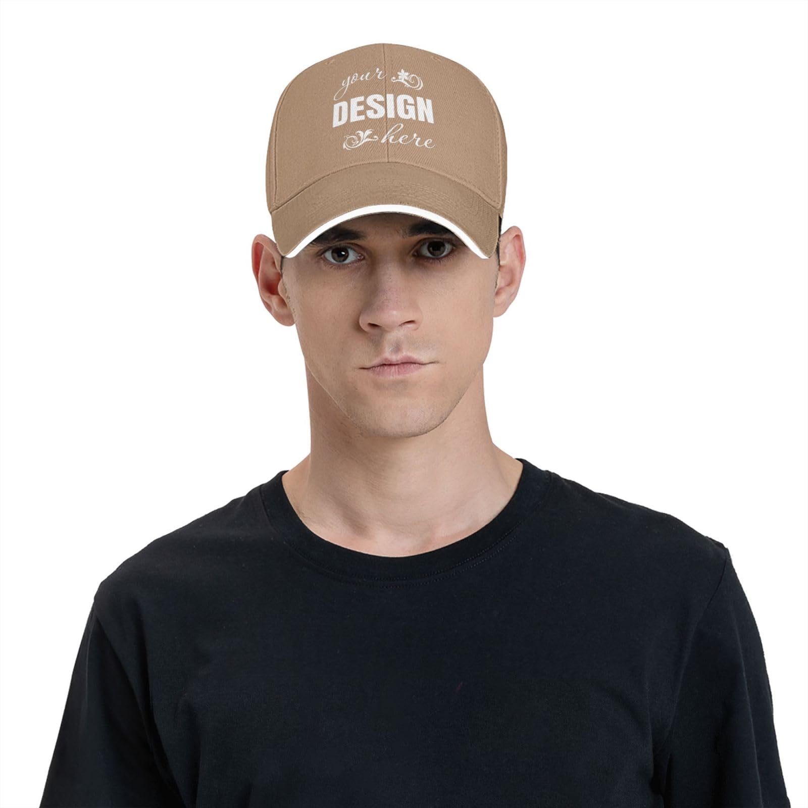 Gorra de Béisbol Personalizada - Diseña tu Propia Gorra con Foto y Texto, Gorra de Sándwich Ajustable para Hombre y Mujer, Gorra Deportiva Estructurada y Transpirable — view 6
