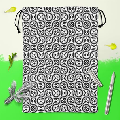 Image of ArtzFolio Infinite Line | Reusable Sack Bag | Bag for Gym, Storage, Vegetable & Travel