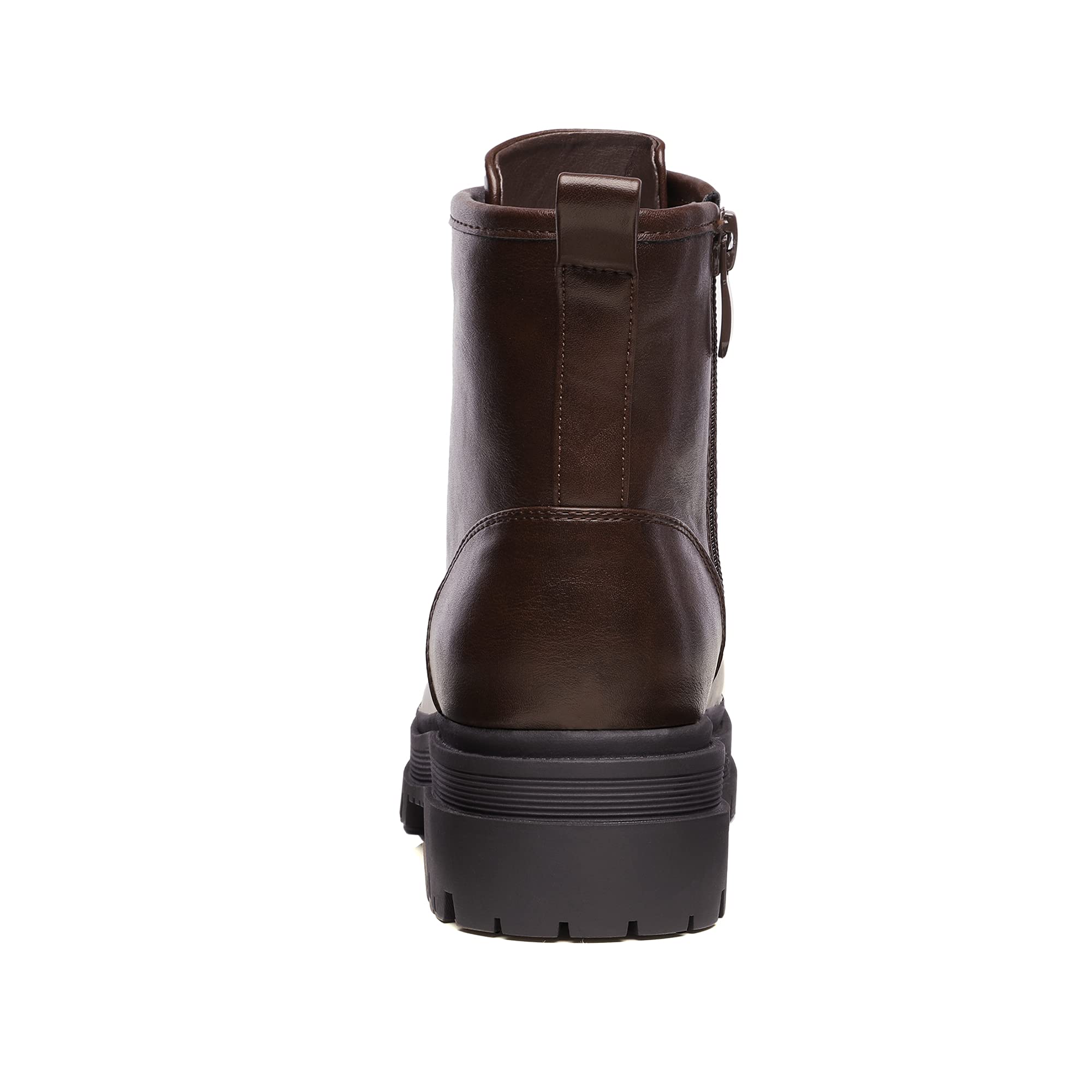 DREAM PAIRS Stivaletti da Combattimento con Lacci Neri per Le Donne Tomaia Idrorepellente Stivaletti Donna Stivali Donna
