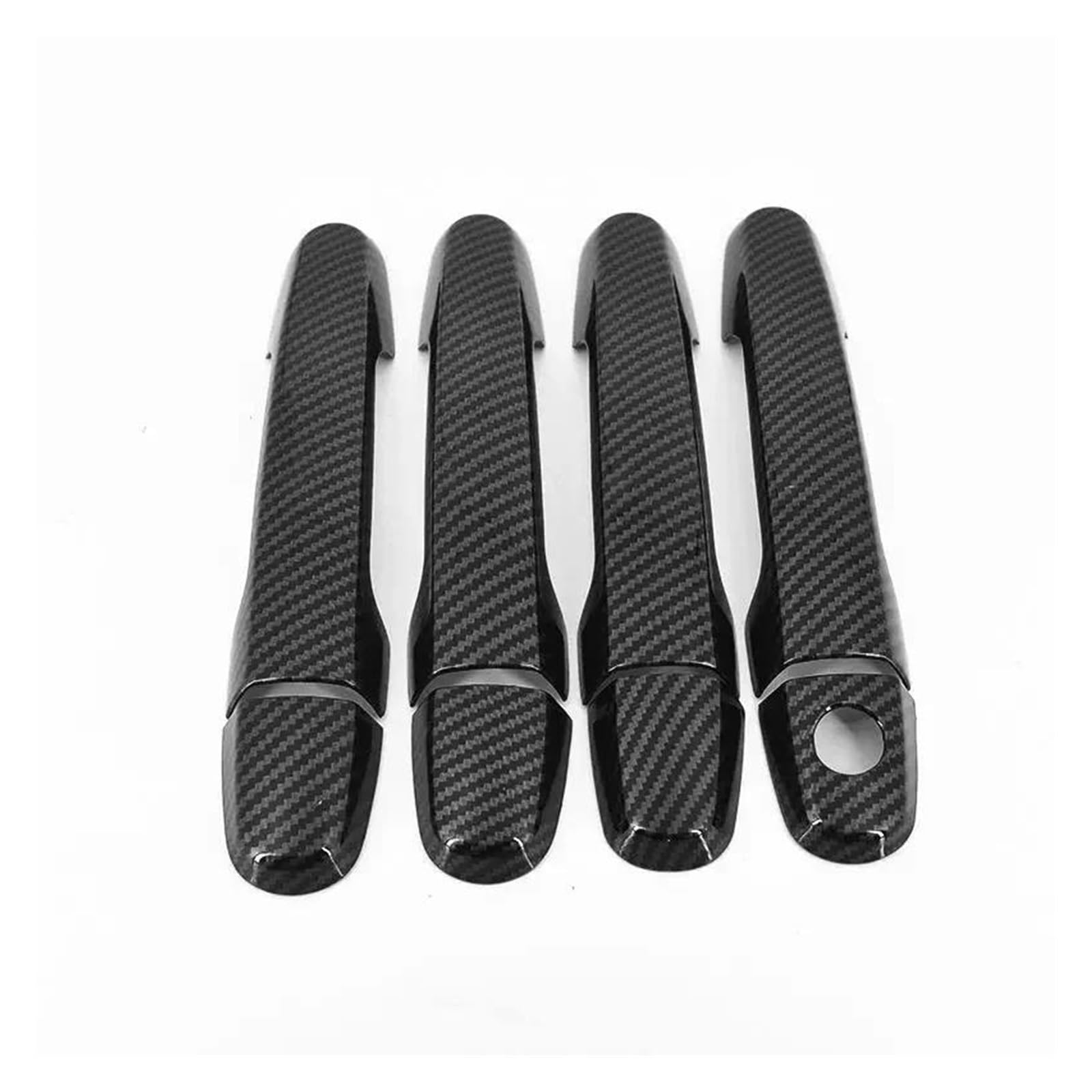 KJHOPY Car Door Handle Cover Sticker Styling Accessories Exterior Trim for Citroen C1 MK2 2015-2019(Style 4)