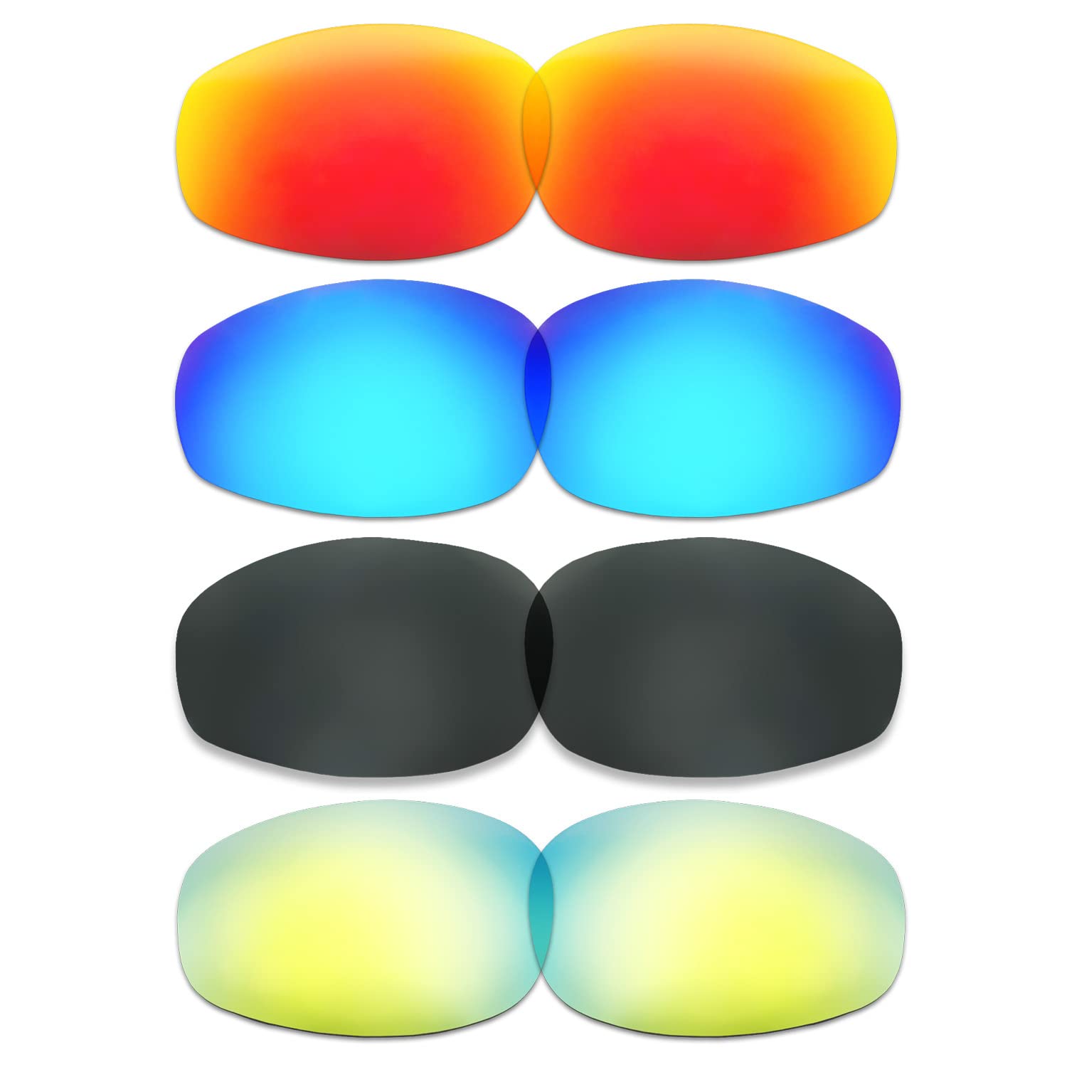 Lentilles de remplacement pour Oakley Wind Jacket avec 4 couleurs - 8