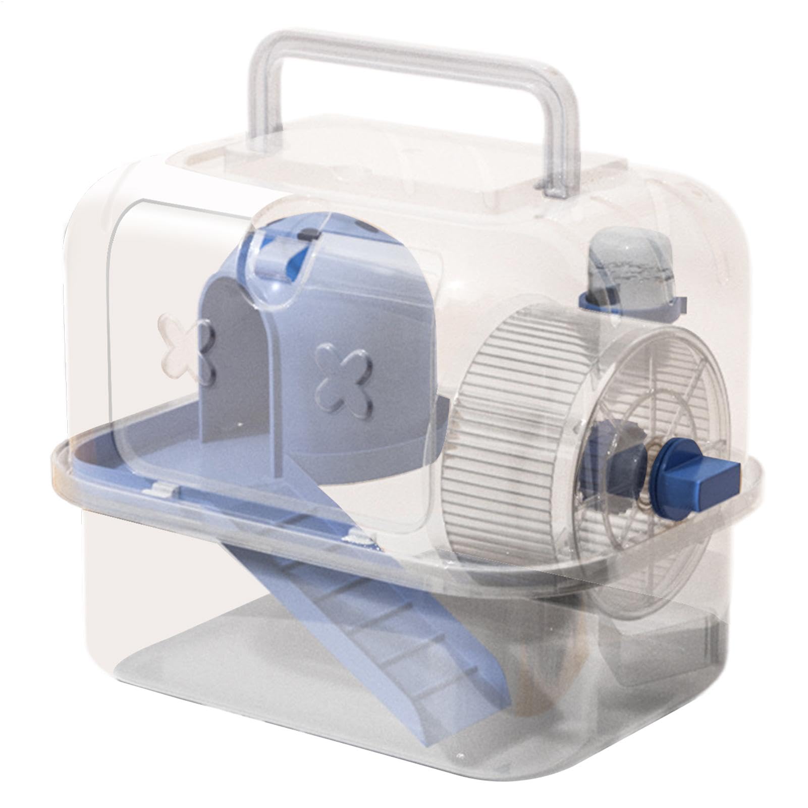 Hamster transportant de la Cage, Transporteur de Voyages de Hamster | Cas de Sortie de Petite Animale Transparente,Cage de Hamster de la Maison de Transporteur léger pour Sortir, Voyager