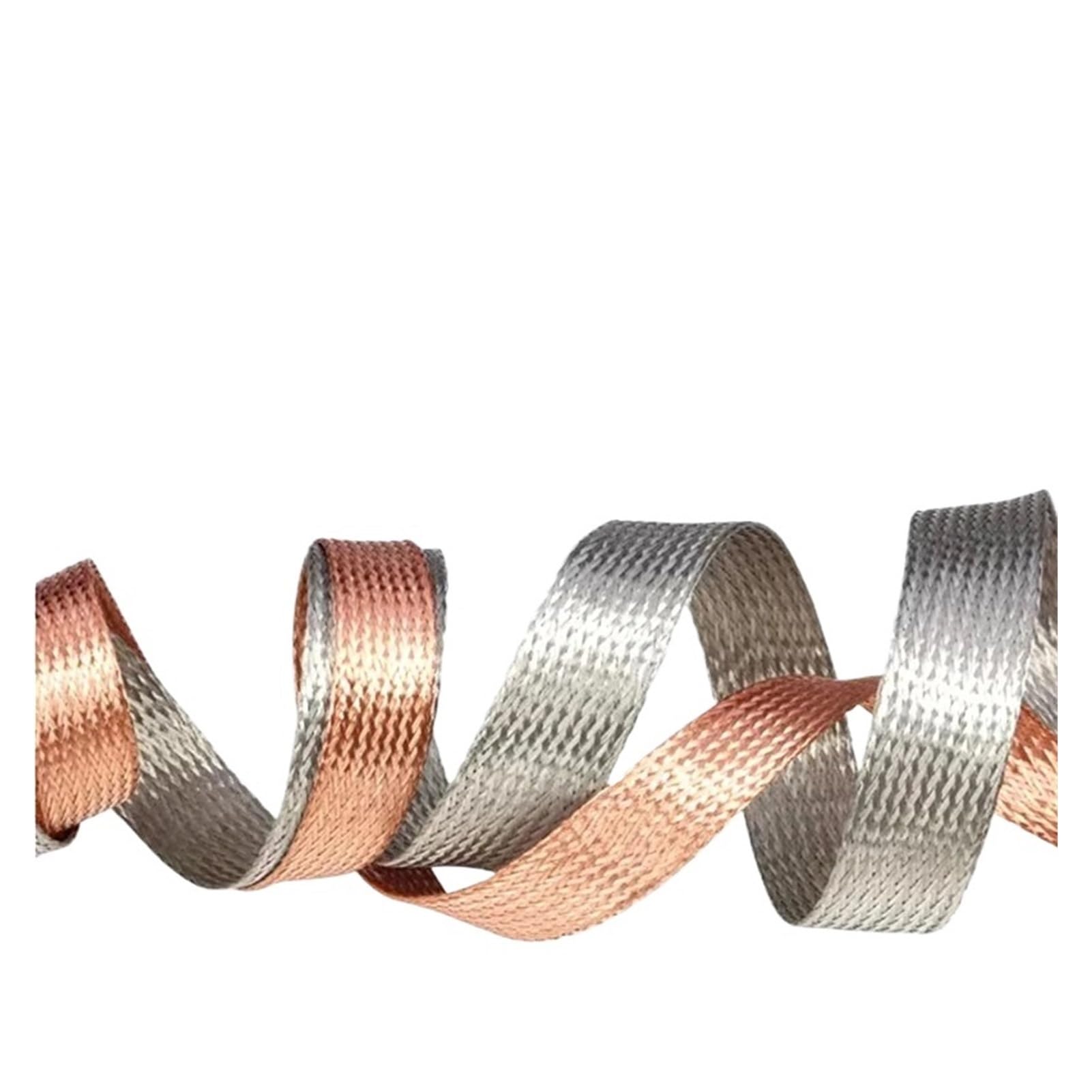 Płaski pleciony kabel miedziany, 1~15 m, pleciona tuleja kablowa, czysta miedź, ocynowana, szerokość 2 mm ~ 28 mm, rozszerzalna taśma sygnałowa, metalowa osłona, rura (cynowana miedź, 12 mm, 8 metrów)