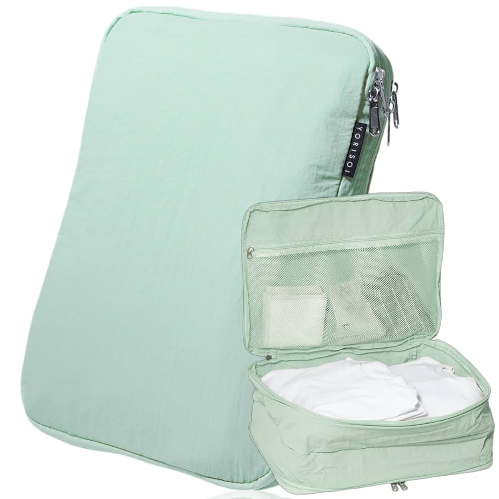 新品未使用✨トラベルポーチ 旅行・出張・オフィス・軽量 二層L,ゴールド ガジェットポーチ（トラベルポーチ・旅行・出張・収納ポーチ・撥