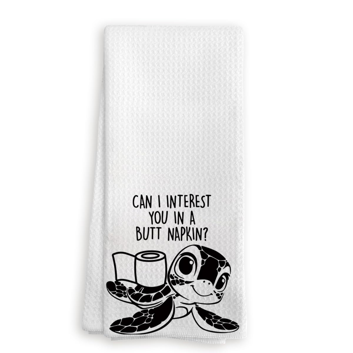 Bnwepo Funny Turtle Bathroom Hand Towels, Sea Turtle Bathroom Decor, Turtles Lover Gifts Decorative Hand Towels for Kids Bath Room Washroom, 16x24in