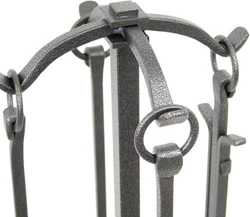 Miniatura 2 de Pilgrim Craftsman 18018 - Juego de herramientas para chimenea, hierro vintage, 31 pulgadas de alto, 5 piezas