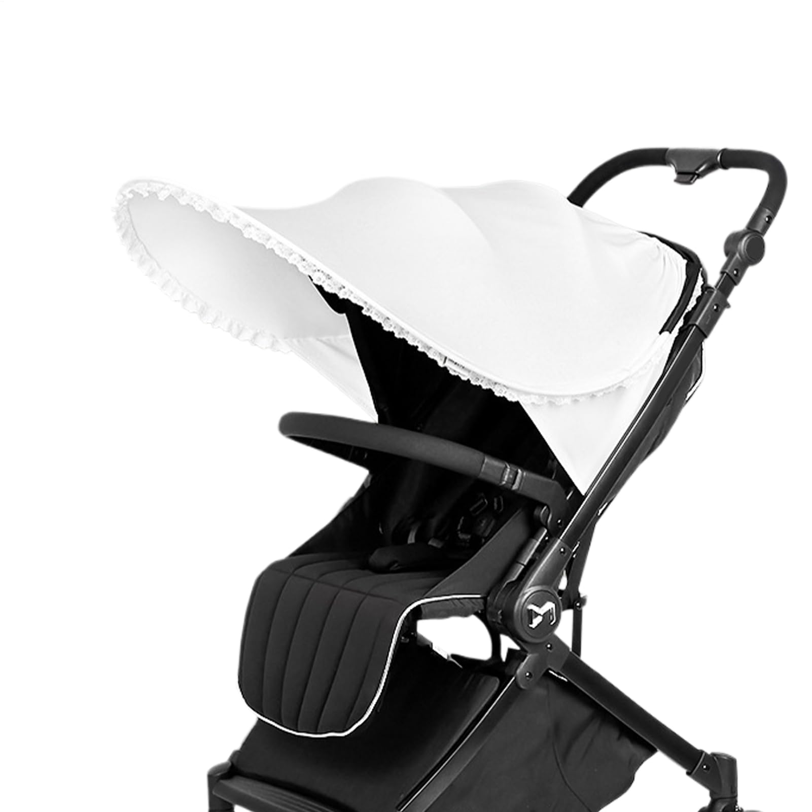 Stroller Shade,Stroller Sun Cover Shade Canopy - Adjustable UV Protection Canopy Foldable Sunshade for Pram Summer Travel Car Seats Bassinet Pushchair Outdoor