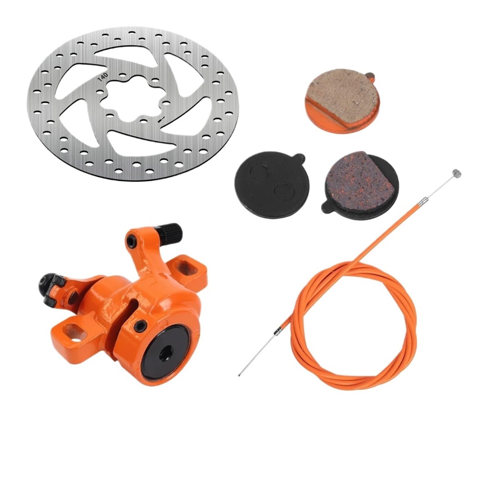 Pastiglie Freno Disco Freno in Acciaio Inossidabile da 140 mm Compatibile con Ninebot F20 F30 F40 Blocco Freno a Disco for Scooter Elettrico Parti for Monopattino(140MM)