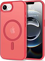 Vista 65 de Anuck - Funda magnética para iPhone 11 compatible con MagSafe, carcasa trasera mate translúcida dura, borde de TPU, delgada, resistente a impactos