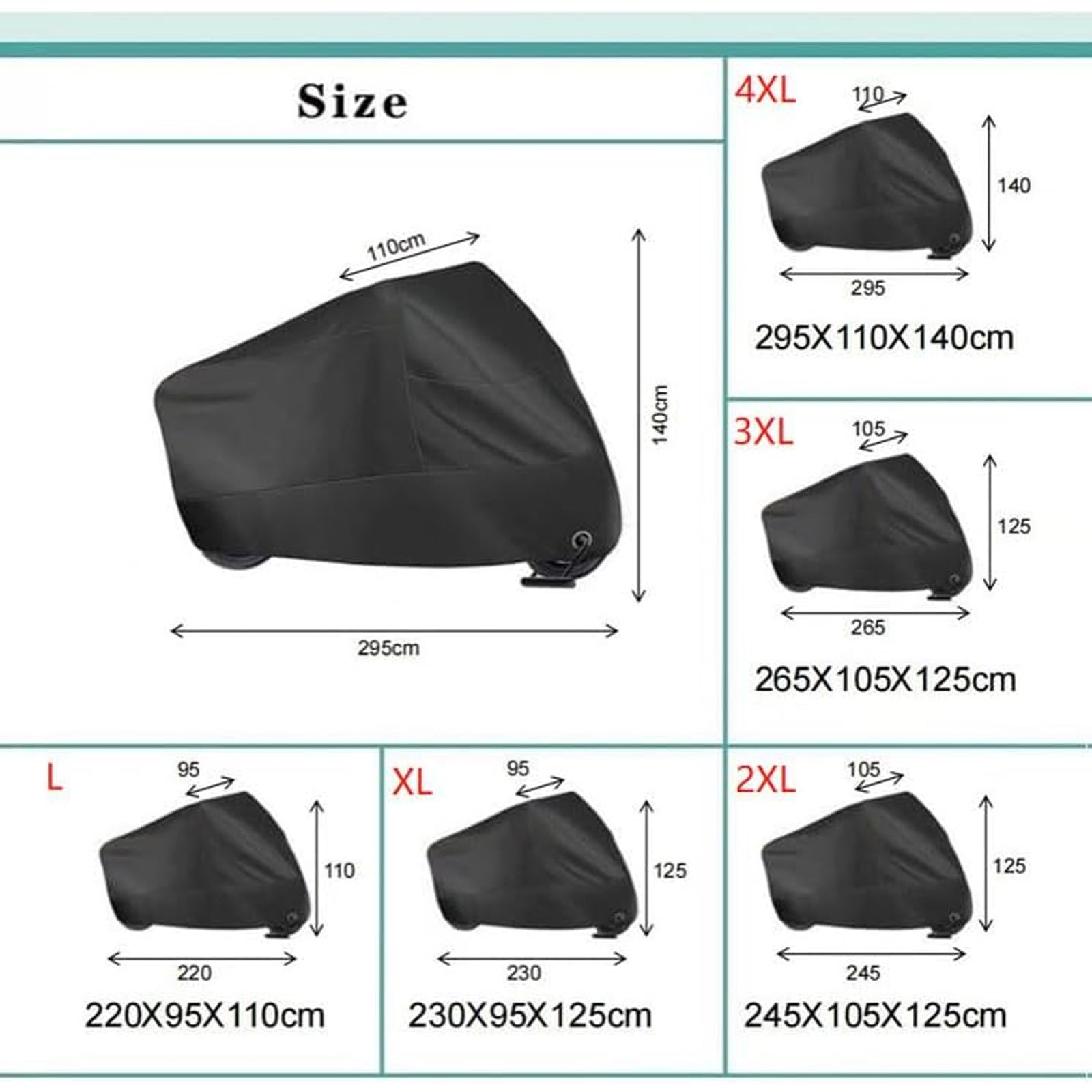 Dla KTM Duke 890 2020-2026, zewnętrzny pokrowiec na motocykl wodoodporny ochrona przed promieniowaniem UV deszcz zima lato pokrowiec na motocykl, 3XL