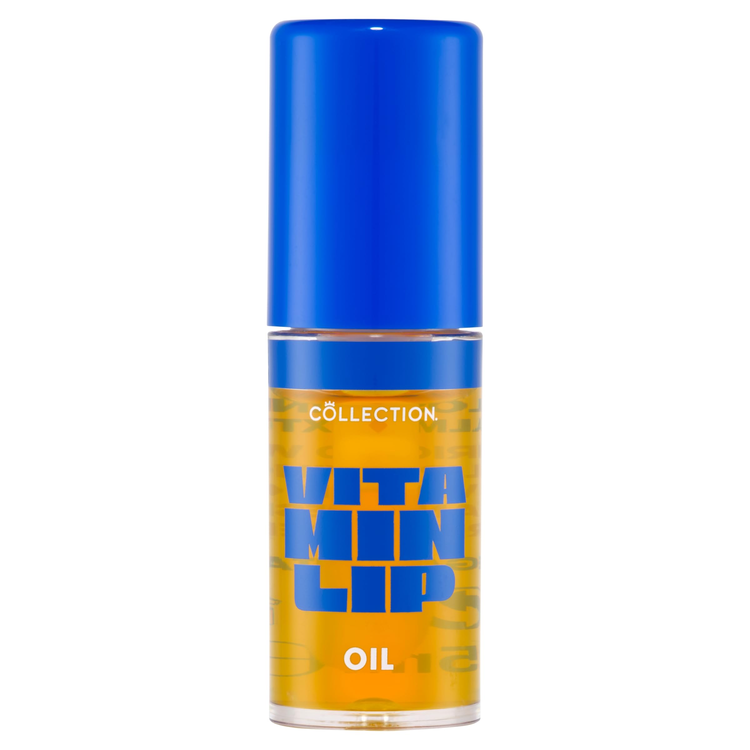 Collection Cosmetics Vitamin Lip Oil, Moisturising High Shine Lip Oil, Non-Sticky, Doe Foot Applicator, Enriched with Vitamin C, Orange Scent, 5ml