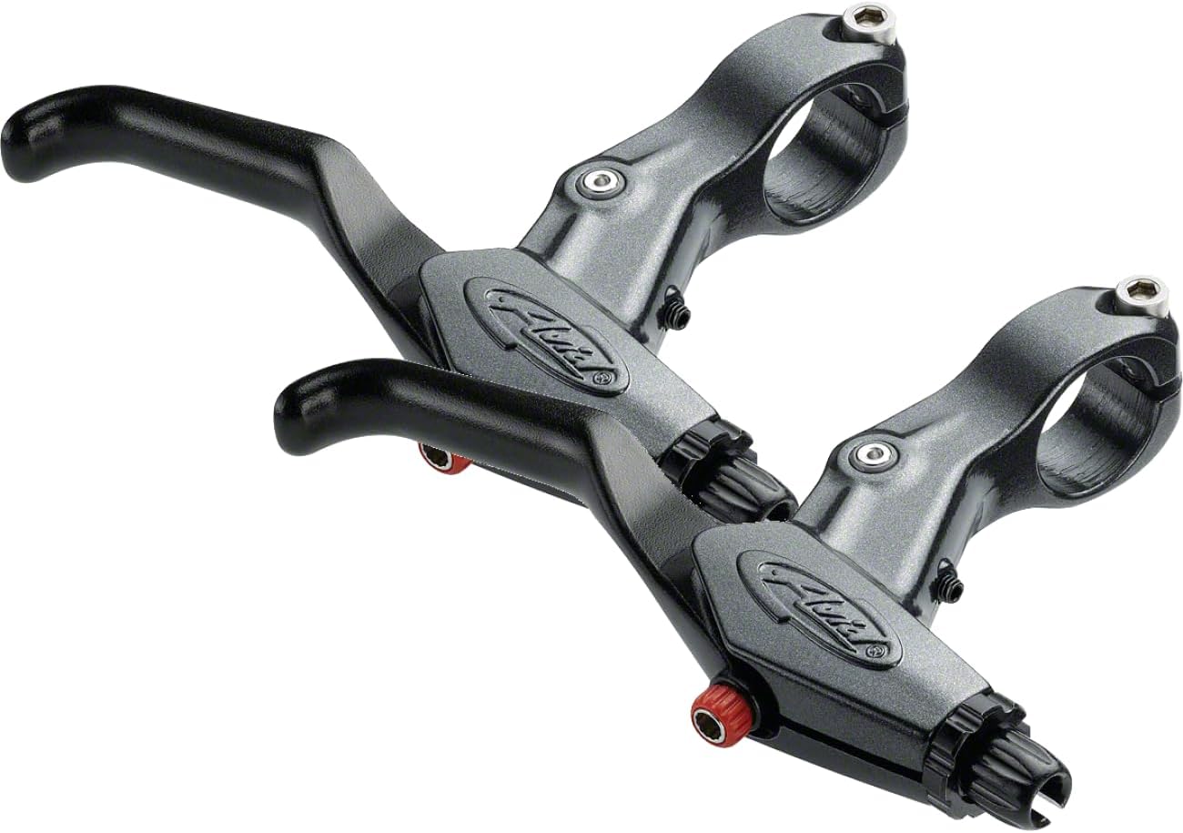 Avid Speed Dial 7 Adjustable Ergonomic Brake Levers Lightweight, Steel Components, Mountain Bike Compatibility (Gray, Pair)