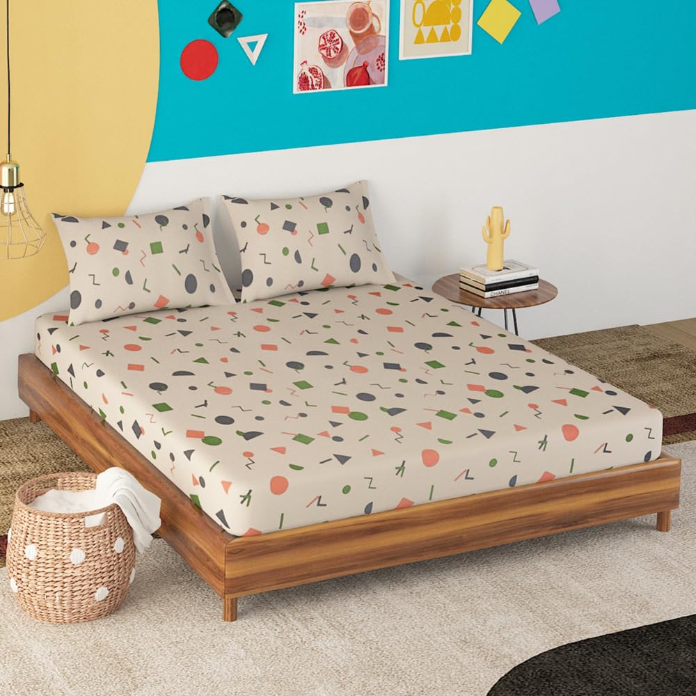 Sleepyhead Flower Jam - 210Tc Double Size Ultra Soft Glazed Cotton Bedsheet With 2 Pillow Covers (85"X100" Inches, Light Blue), 210 tc (B0CDQDXDHC) Amazon Price History, Amazon Price Tracker