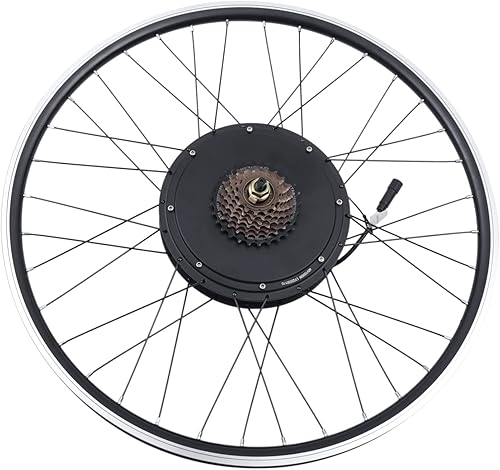 Miniatura 2 de DNYSYSJ Kit de rueda de bicicleta eléctrica trasera, kit de conversión de bicicleta eléctrica de 48 V 1500 W, motor con controlador inteligente y