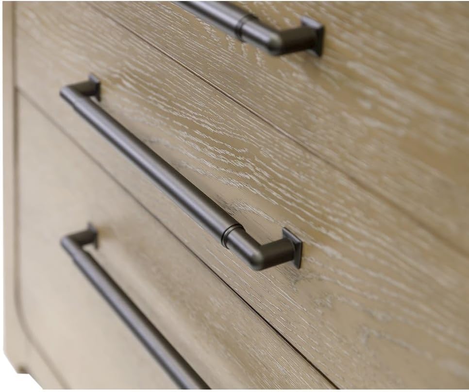 Modern Wooden Filing Piece with Drawers, Decorative Wooden File Unit for Home Office, Elegant 3 Drawer Storage Solution