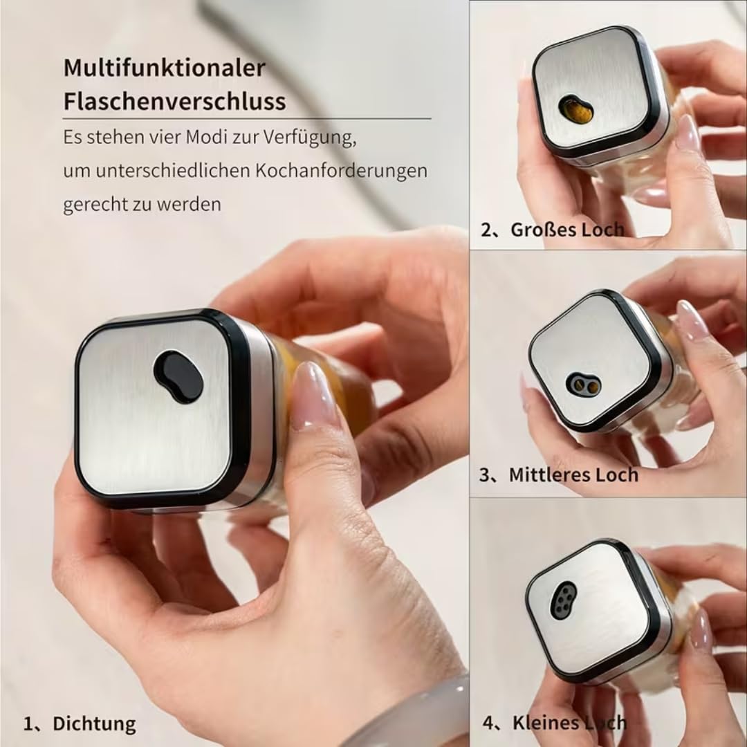Gewürzgläser 35 Stück Gewürzgläser Eckig 120ML Gewürzstreuer Gewürzdosen mit Drehdeckel Streueinsatz Dichtung Starke Versiegelung Edelstahl-Glas Gewürz Organizer inkl. Trichter Etiketten Stift