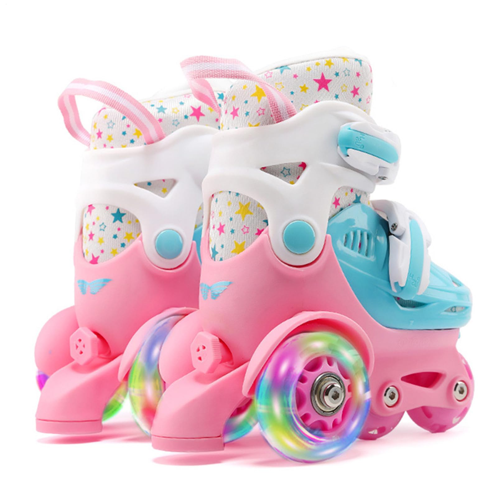Pattini A Rotelle - 34 Iarde PU | Scarpe Da Pattinaggio Su Ruota Ad Alta | Elasticità | Pattini In Linea Regolabili | Bambini Ragazzi Ragazze Che Forniscono Un Supporto Divertente E Duraturo Per Gli