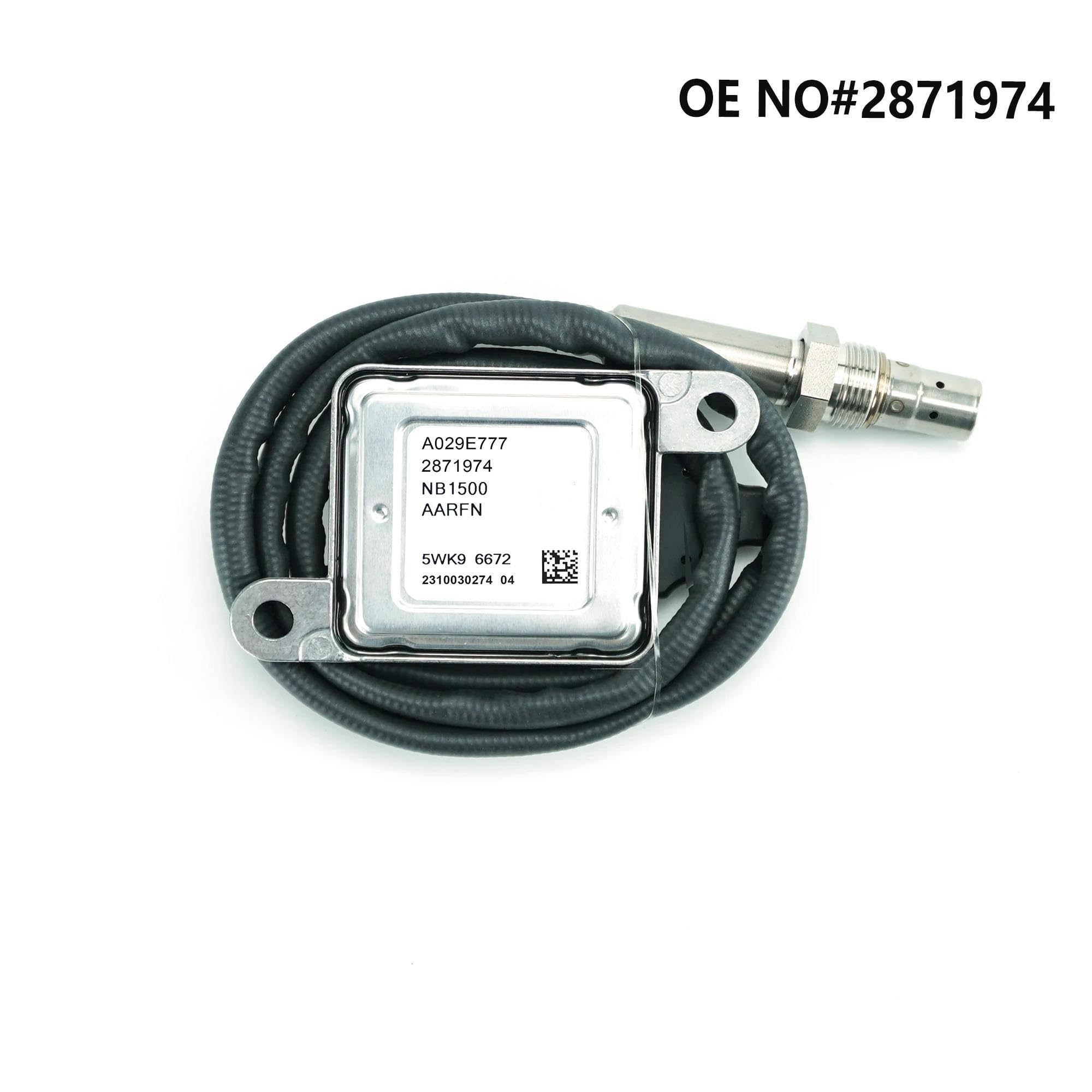 NOx Sensor Óxido Nitrógeno Sensor De Oxígeno Y Nitrógeno NOx 5WK96672 5WK9 6672 A029E777 2871974 12V Para Cummins ISB 6.7L ISX 11.9L/15.0L