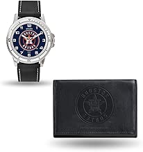 Rico Industries MLB Men's Watch and Wallet Set (Black) - coolthings.us