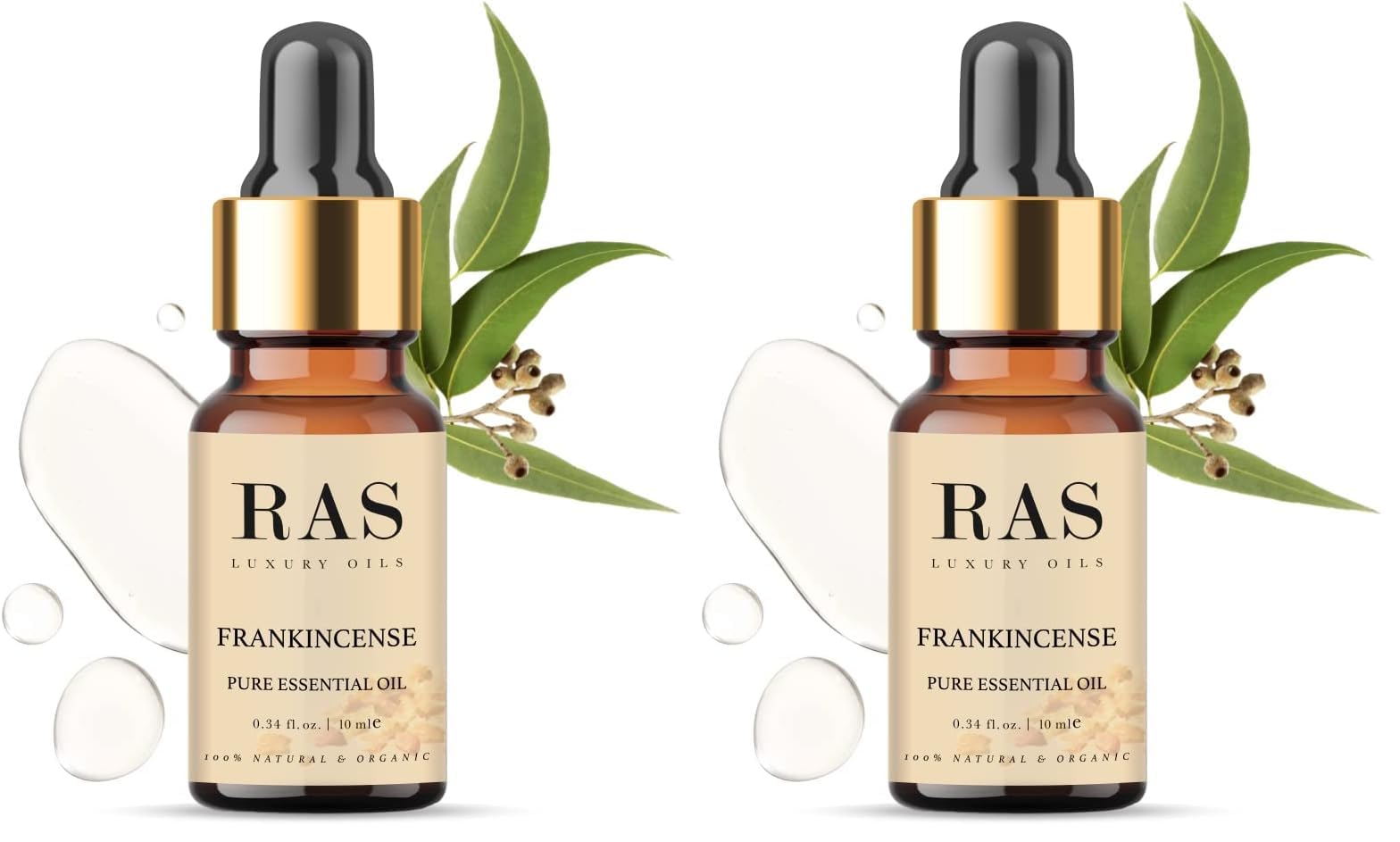 RAS Luxury Oils Frankincense Pure Essential Oil, Promotes hair Growth, reduce acne and promotes even skin tone | 100% Vegan, Paraben & Cruelty Free | Natural & Organic for All Skin Types, 10ml-picture-24