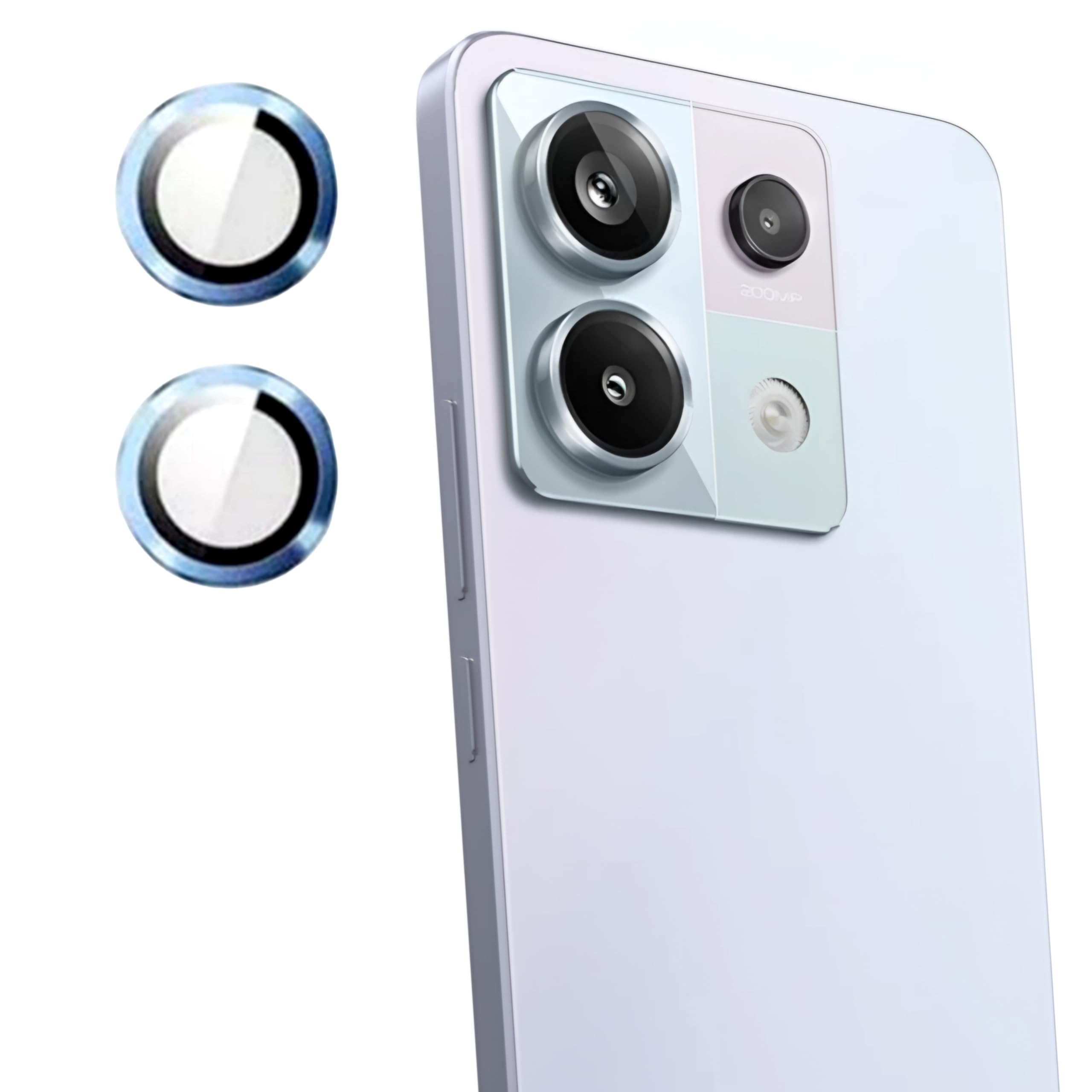TECH KONNECT Redmi Note 13 Camera Lens Protector, Camera Glass Protector, Camera Lens Screen Protector with Camera Metal Ring Cover(Pack of 1) (Redmi Note 13, Sierra Blue) (B0CZ565BV7) Amazon Price History, Amazon Price Tracker
