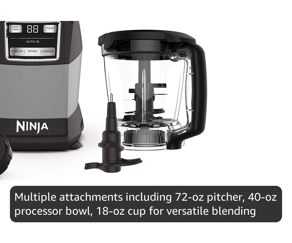 Ninja ブレンダー 4.2カップ Amazon.com: Ninja Blender, Compact Kitchen System, 1200W, 3