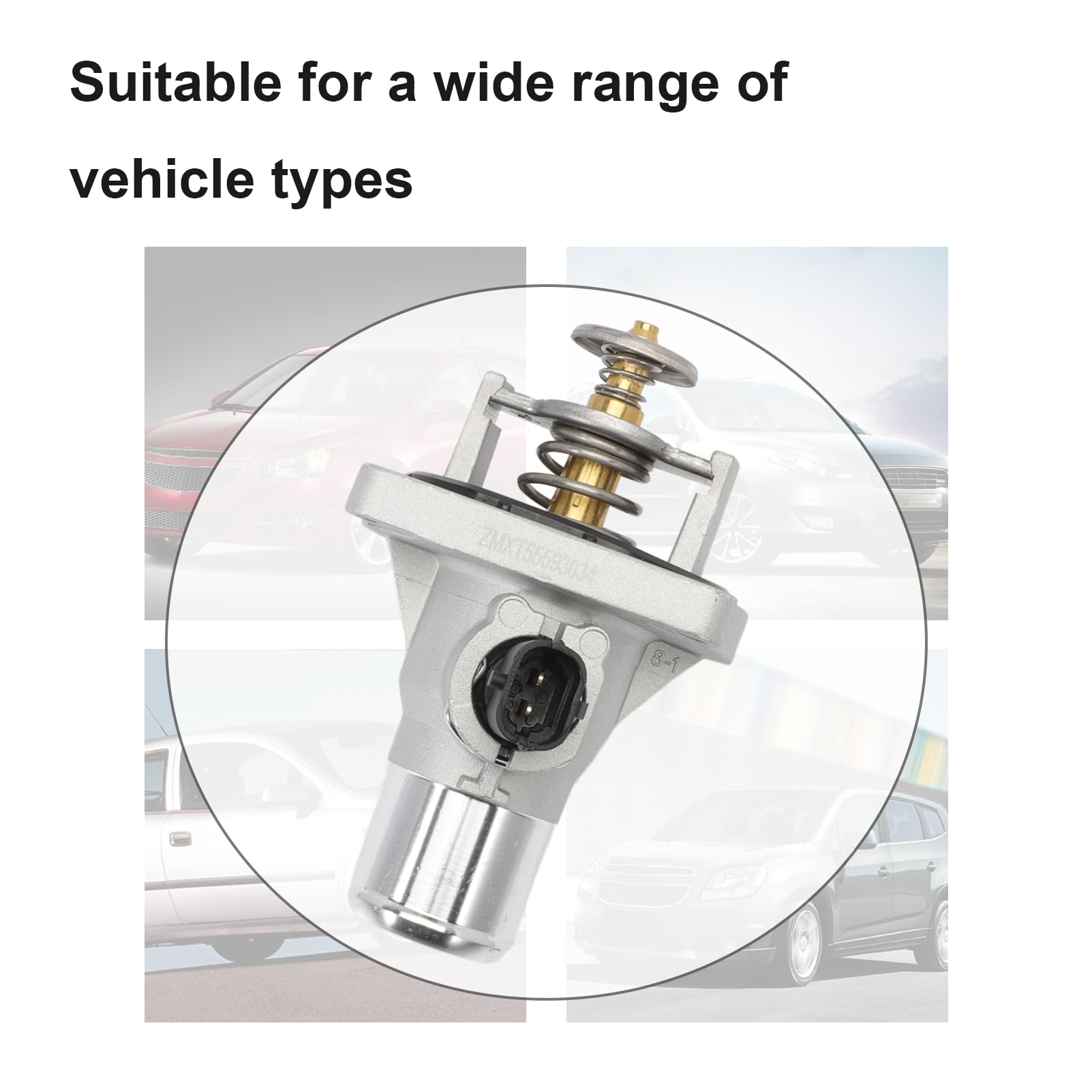 Termostato liquido raffreddamento alloggiamento, guarnizione, sensore 2 poli anteriore sinistro per Cruze Orlando Astra Insignia Vectra Zafira 96984104 Termostato liquido