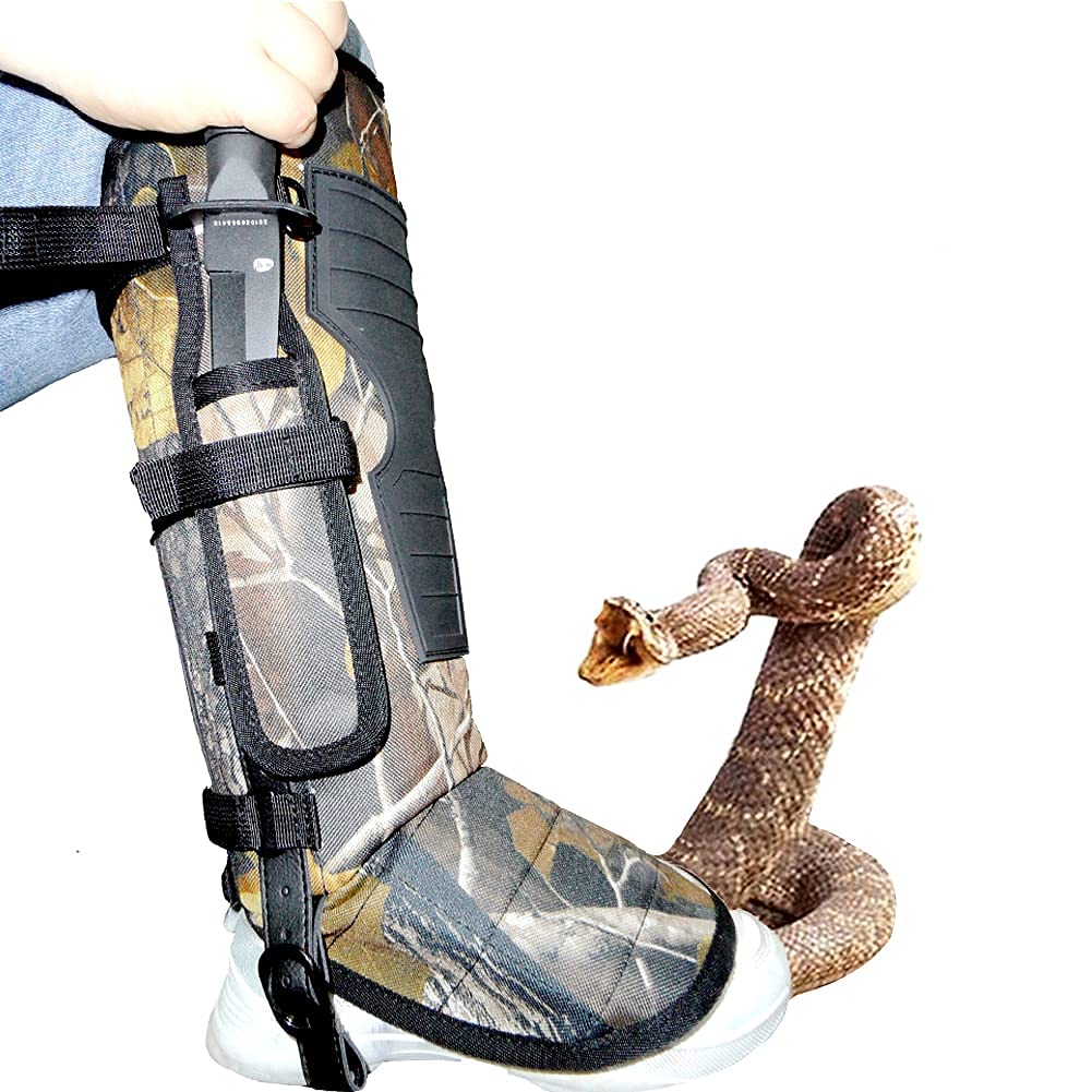 Ghette per serpente anti morso per gamba inferiore armatura serpente a prova di morso di protezione contro la foratura, leggings adatti per uomini e donne per la caccia escursionismo all'aperto