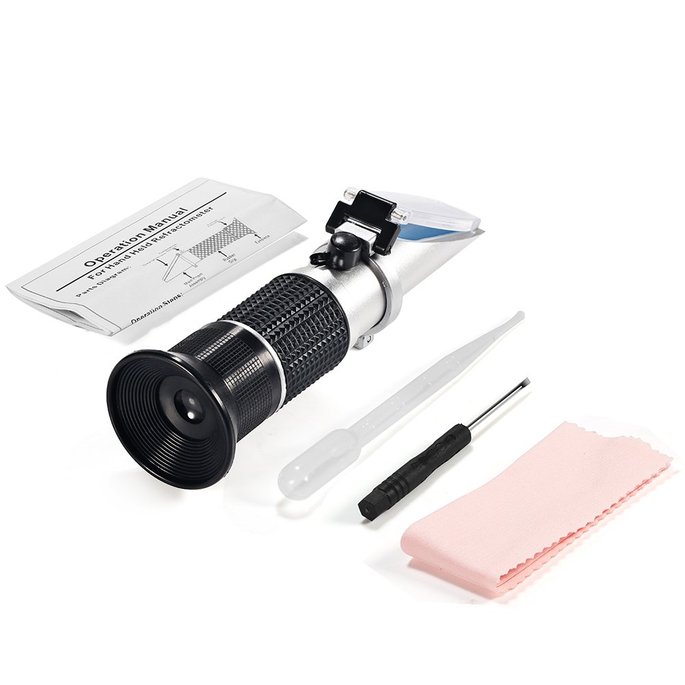 (0-90% Refractometer) - Handheld Brix Metre Refractometer,VRESOURCING Portable 0-90% Brix Refractometer High Accurate with ATC,Sugar Content Measurement for Sugar Food Fruit Beverages Honey - Image 8 thumbnail