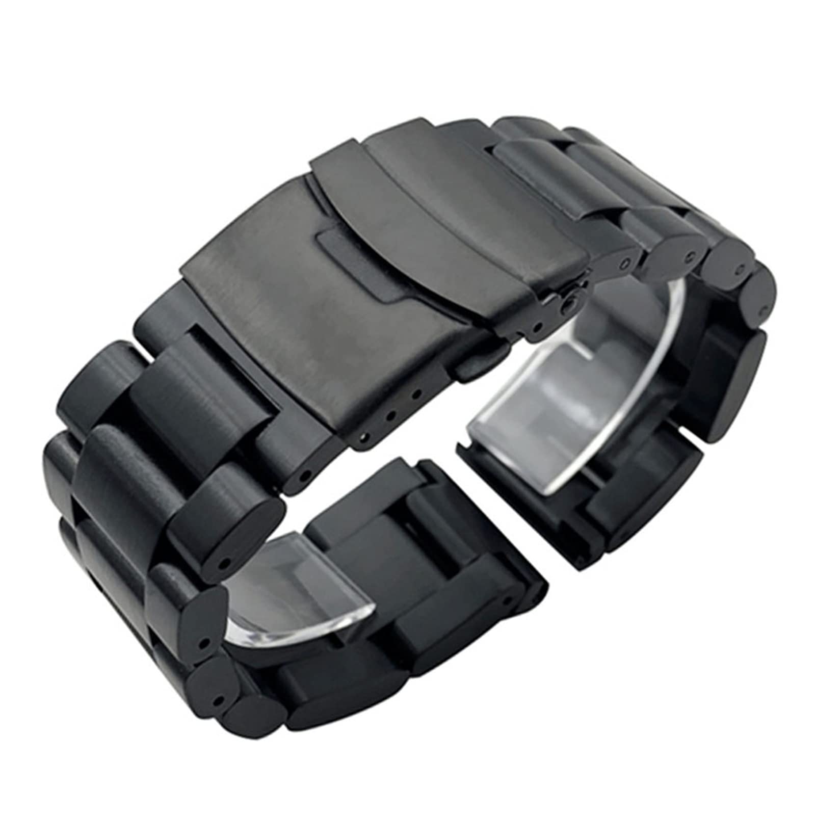 BEIGUA Solid Thickening 5.5mm 316L Stainless Steel Watchband Fit For Panerai Breitling Watch Band 22mm 24mm 26mm Metal Strap Wrist Bracelet