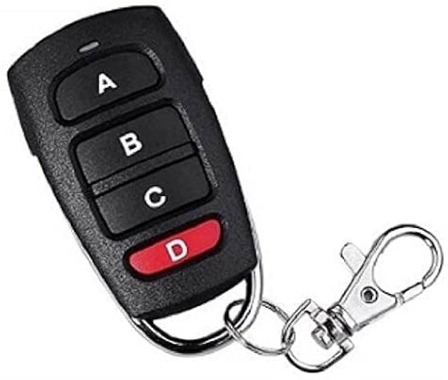 SOLDOUT Fixed code 433 MHZ Wireless Copy Remote Control Garage Door Opener Remote Clone Fixed Code Chip 1527 PT2264 HT600 (Black)