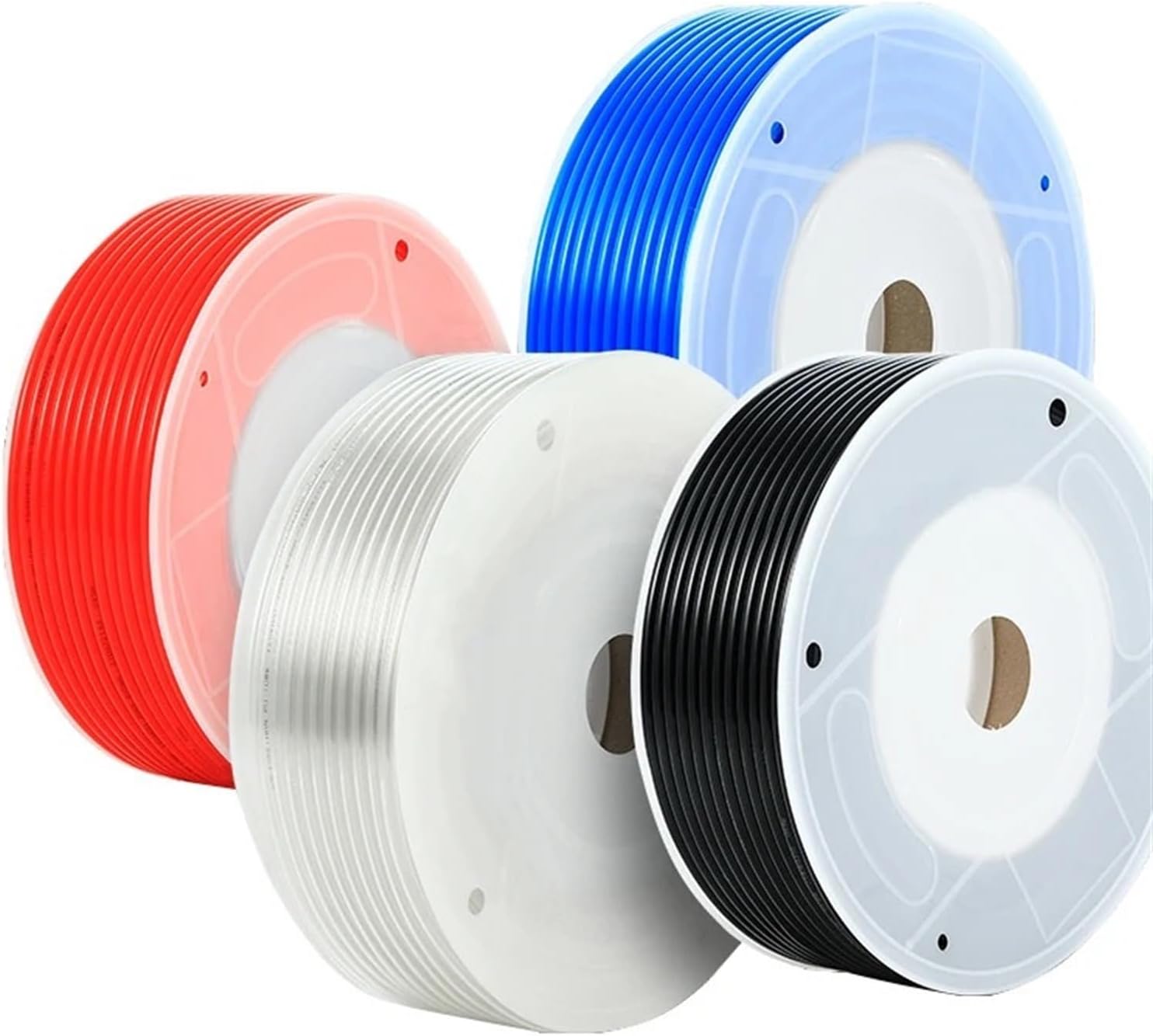 100M Air Component Hose Polyurethane Tubing 4mm 6mm 8mm 10mm 12mm Pipe Line Hose Pneumatic Tube for Compressor (Color : Red, Size : PU8x5(80M))