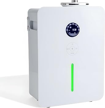 Aroma Scent Diffuser Bellagio - for Up to 3500sq ft HVAC System or Stand Alone - Fragrance Oil Hotel Diffuser Heatless, Waterless, Smart Timer, No Residue, Home Essential Oils Diffusers White