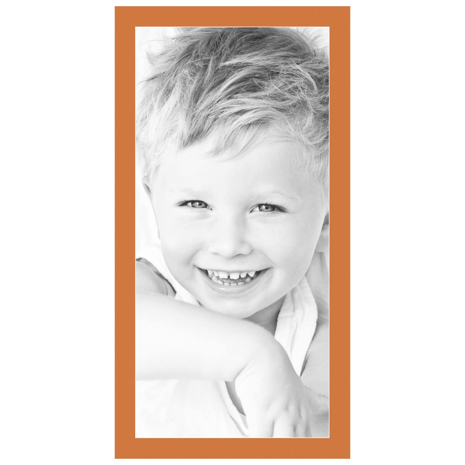 16x34 Tangerine / Octoberfest Custom Mat for Picture Frame with 12x30 opening size (Mat Only, Frame NOT Included)