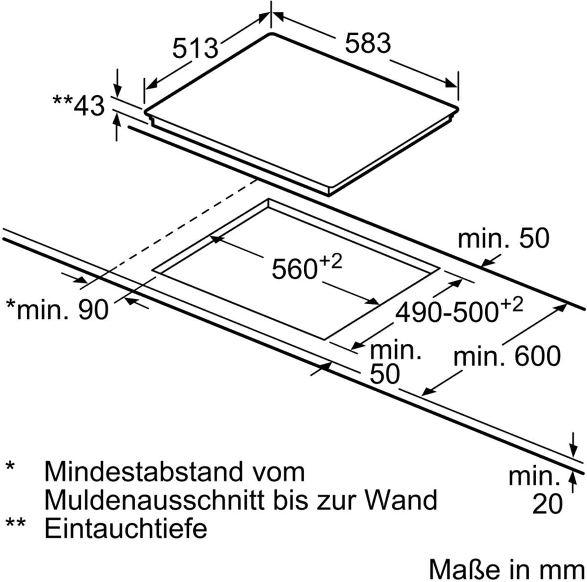 NEFF EDX4PB0, Herd-Set bestehend aus E2CCG6AK3 Herd, 60 x 60 cm, Pyrolyse-Selbstreinigung, CircoTherm, LED-Display & M13R42N2 Elektrokochfeld, Bräterzone, Edelstahlrahmen