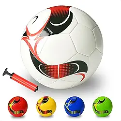 Bola De Futebol Colorida Brilhante Quadra Praia Campo Tamanho Padrão N°5